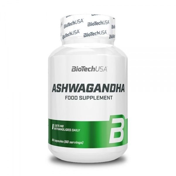 BIOTECH maisto papildas ASHWAGANDHA, 60 kaps.