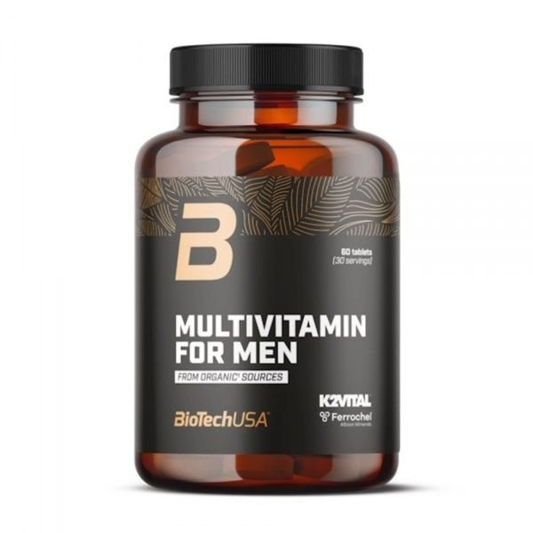 BIOTECH maisto papildas MULTIVITAMIN FOR MEN, 60 tab.