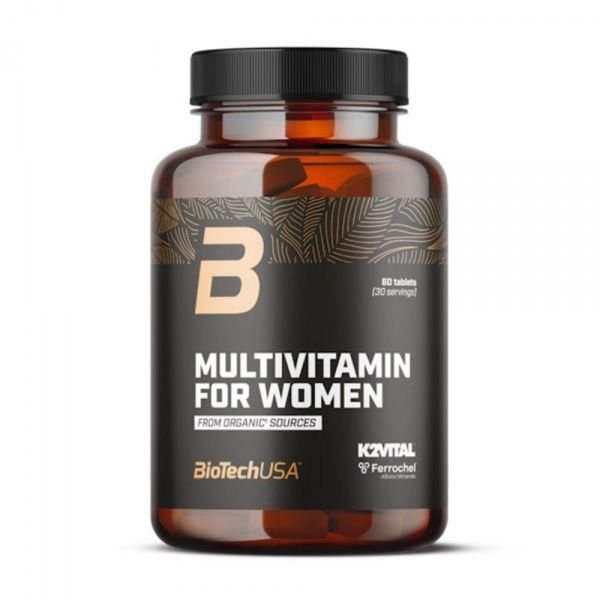 BIOTECH maisto papildas MULTIVITAMIN FOR WOMEN, 60 tab.