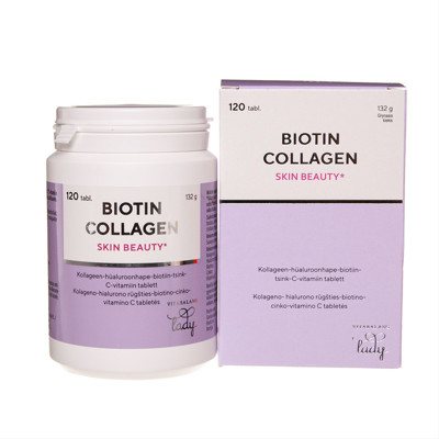 BIOTIN COLLAGEN, 120 tablečių