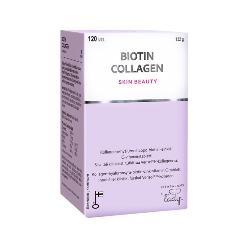 BIOTIN COLLAGEN TABLETĖS, N120