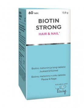 BIOTIN Strong tabletės N60