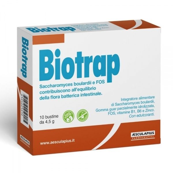 BIOTRAP maisto papildas ŽARNYNUI IR IMUNITETUI, x 4,5 g, 10 vnt