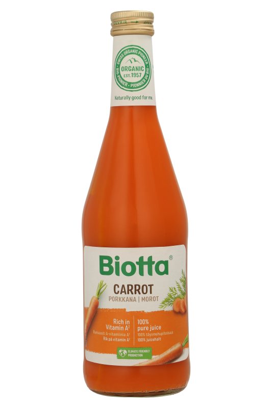 BIOTTA Morkų sultys, Vnt, 500 ml
