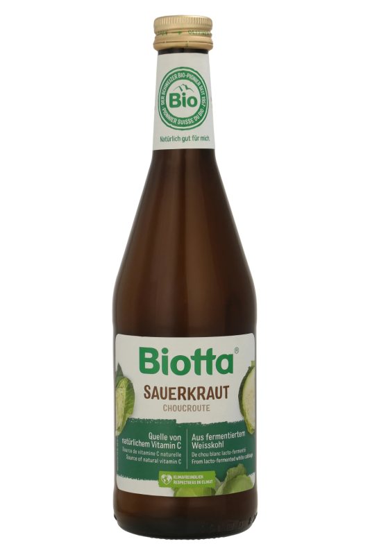 BIOTTA Raugintų kopūstų sultys, Vnt, 500 ml