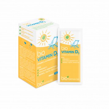 bioVITAMINAS D3 milteliai geriamajam tirpalui N20