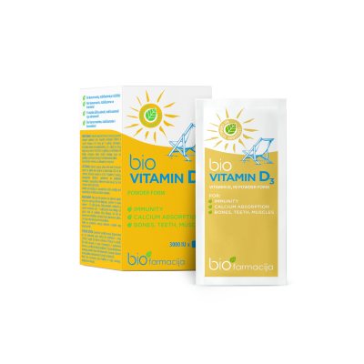 bioVITAMINAS D3 milteliai N20