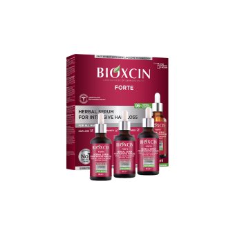 BIOXCIN FORTE serumas nuo intensyvaus plaukų slinkimo, x 3 vnt., 50 ml
