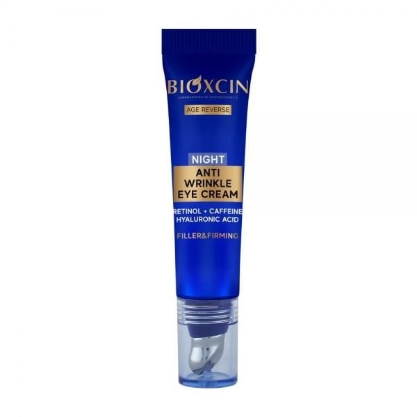 BIOXCIN naktinis paakių kremas su hialurono rūgštimi AGE REVERSE, 15 ml