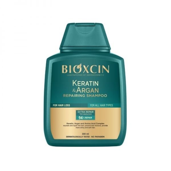 BIOXCIN šampūnas KERATIN ARGAN, 300 ml