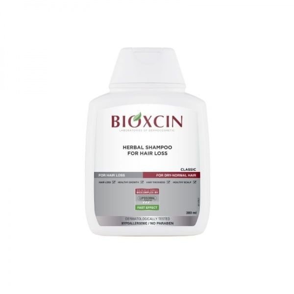 BIOXCIN šampūnas slenkantiems, normaliems ir sausiems plaukams, 300 ml