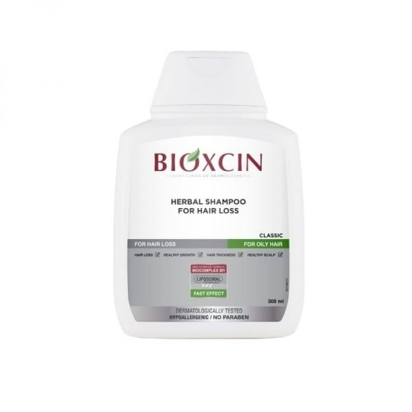 BIOXCIN šampūnas slenkantiems, riebiems plaukams, 300 ml