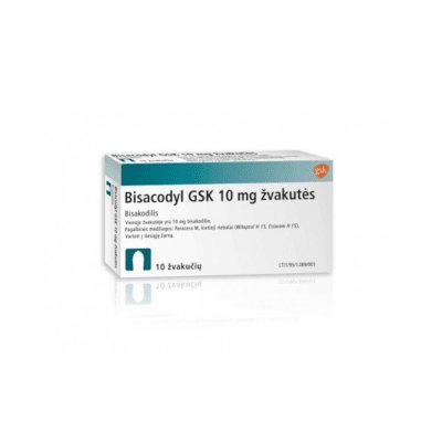 Bisacodyl GSK 10 mg žvakutės N10
