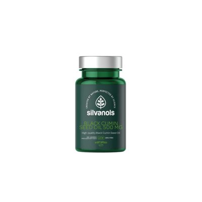 BLACK CUMIN SEED OIL, 500 mg, 60 kapsulių