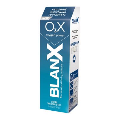 BLANX O3X, balinanti dantų pasta, 75 ml