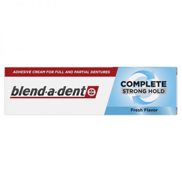 BLEND-A-DENT fiksuojantis dantų protezų kremas COMPLETE STRONG HOLD, 47 g
