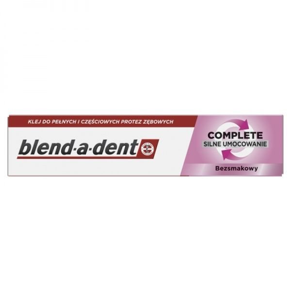 BLEND-A-DENT fiksuojantis dantų protezų kremas COMPLETE STRONG HOLD, beskonis, 47 g