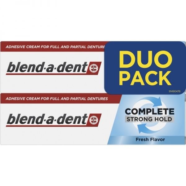 BLEND-A-DENT fiksuojantis dantų protezų kremas COMPLETE STRONG HOLD, x, N2, 47 g