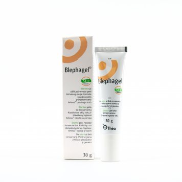 BLEPHAGEL akių lęšiams ir vokams sterilus gelis, N1, 30 g