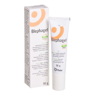 BLEPHAGEL, gelis, akių lęšiams ir vokams valyti, sterilus, 30 g