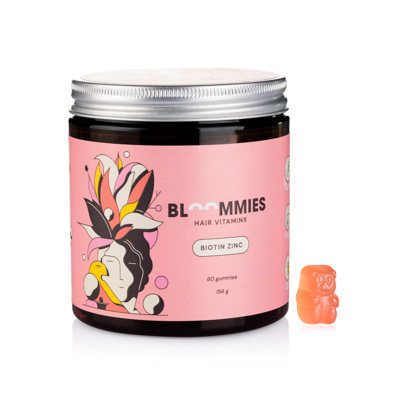 BLOOMMIES HAIR VITAMINS, 60 guminukų
