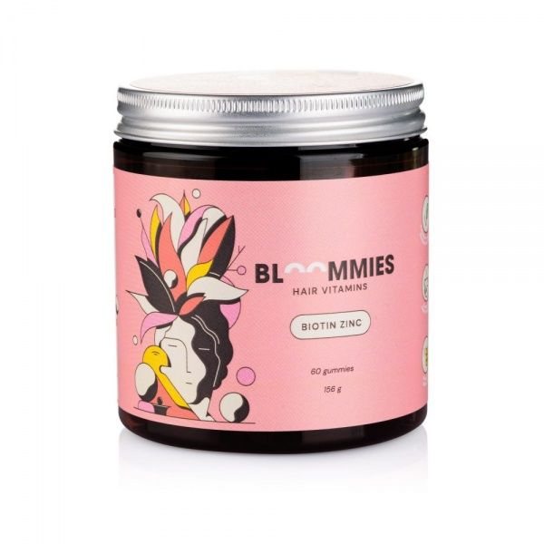BLOOMMIES maisto papildas HAIR VITAMINS, 60 guminukų