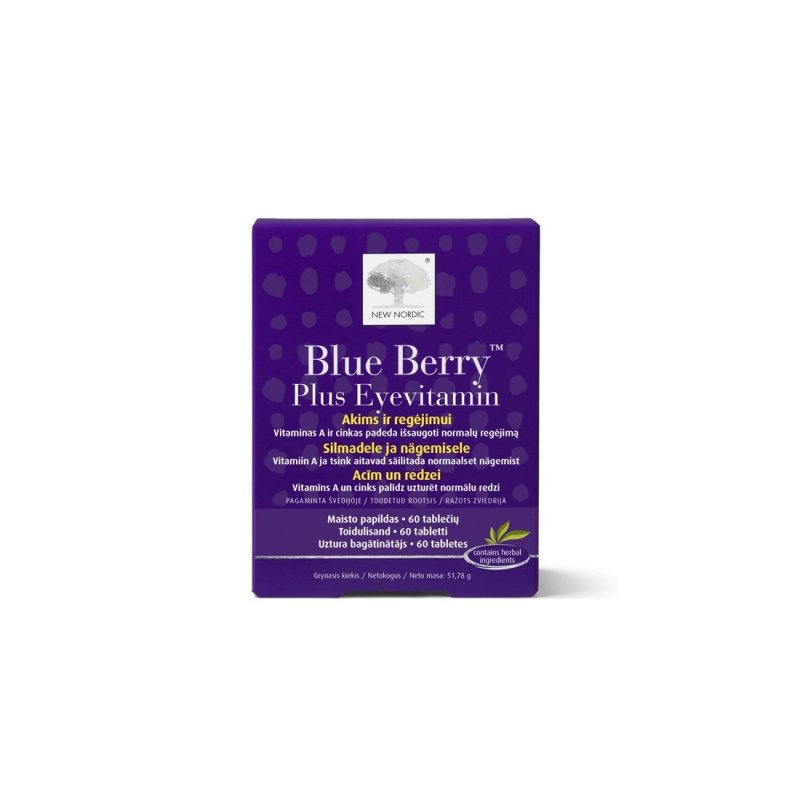 BLUE BERRY PLUS EYEVITAMIN TAB. N60