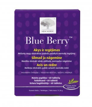 BLUE BERRY tabletės N60
