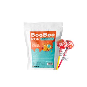 BOO BOO POP natūralių uogų miltelių ledinukai su vitaminu C, nuo ., 6 čiulpiamų tablečių, 3 m