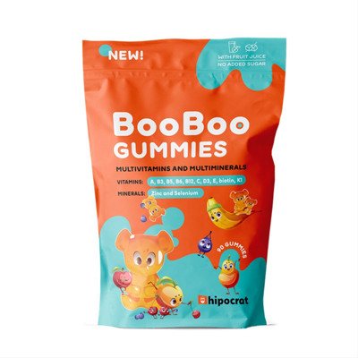 BOOBOO GUMMIES, 90 guminukų