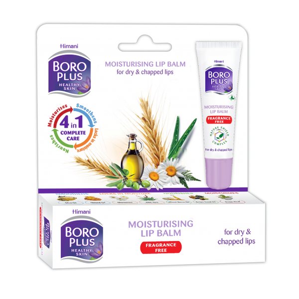 BORO PLUS bekvapis lūpų balzamas, 10 ml
