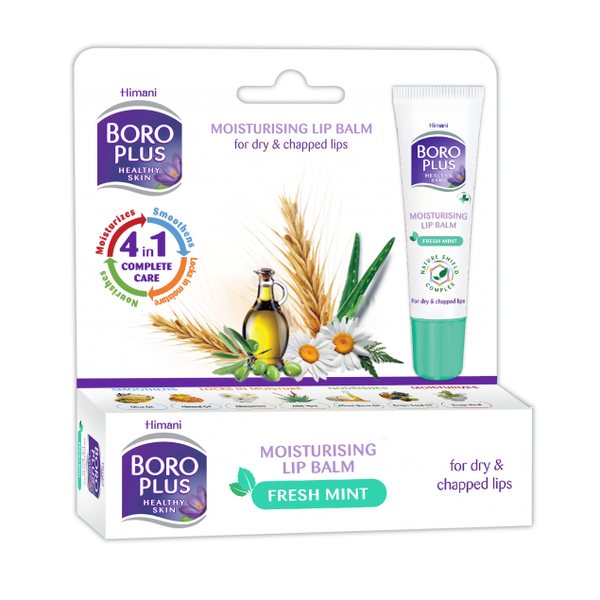 BORO PLUS mėtų aromato lūpų balzamas, 10 ml