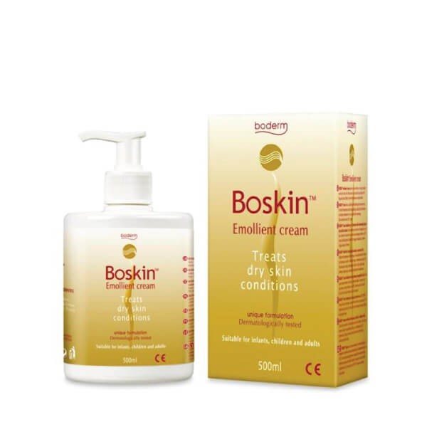 BOSKIN EMOLIENTAS – KŪNO KREMAS, 500 ml