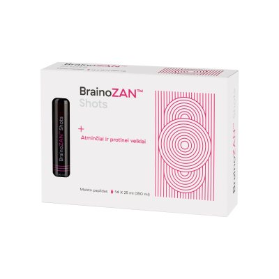 BrainoZAN SHOTS geriamosios dozės N14