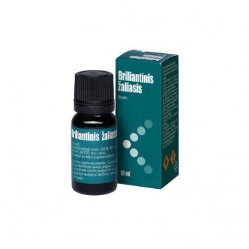 BRILIANTINIS Žaliasis Valentis, 10 ml