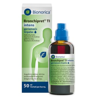 BRONCHIPRET TI INTENS,490mg/49mg/ml,geriamasis tirpalas, Geriamasis tirpalas, N1, 50 ml