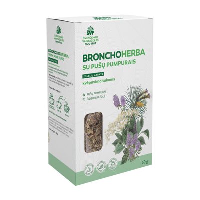 BRONCHOHERBA su pušų pumpurais, 50 g