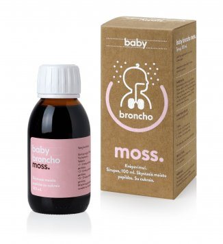 BRONCHOMOSS Baby sirupas, 100 ml