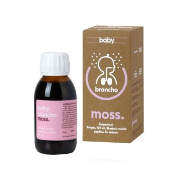 BRONCHOMOSS BABY sirupas vaikams, 100 ml