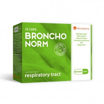 BRONCHONORM kapsulės N15