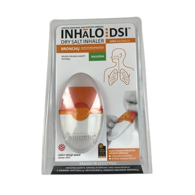 Bronchų sausos druskos inhaliatorius Inhalo DSI, 1 vnt