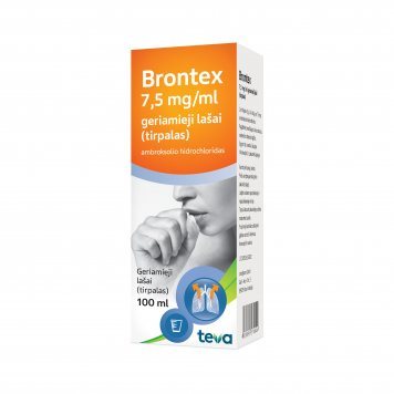 BRONTEX 7,5 mg/ml geriamieji lašai N1, 100 ml