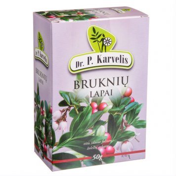 BRUKNIŲ lapai arbata, 50 g