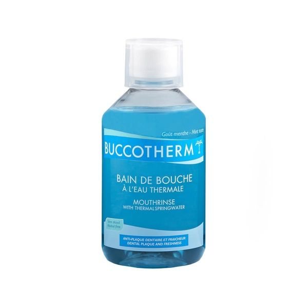 BUCCOTHERM burnos skalavimo skystis THERMA SPRING WATER, mėtų skonio, 300 ml