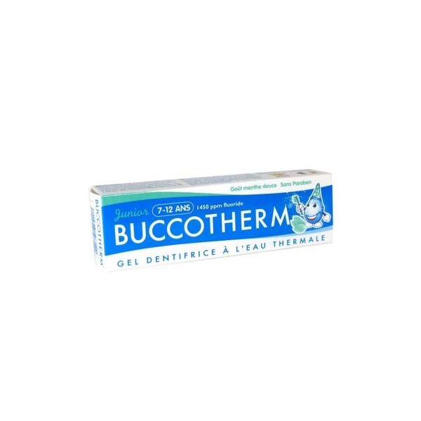 BUCCOTHERM dantų pasta vaikams JUNIOR MINT, 7-., 50 ml, 12 m