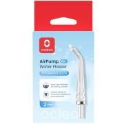 Burnos irigatoriaus pakaitinis antgalis ortodontinis permatomas OCLEAN AIR PUMP A10, 2 vnt