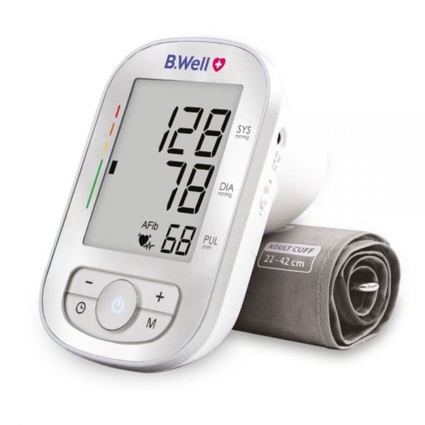 B.WELL automatinis kraujo spaudimo matuoklis TH-75, su AFIB technologija, 1 vnt