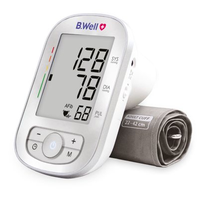 B.Well TH-75 automatinis kraujospūdžio matuoklis su prieširdžių virpėjimo AFIB technologija