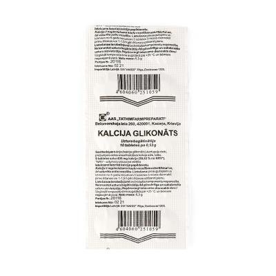 CALCII GLUCONAS TBL N10 (TATHIFARM)