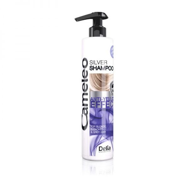 CAMELEO plaukų šampūnas neutralizuojantis geltoną atspalvį SILVER, 250 ml